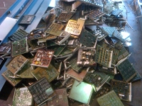 Telecom printed circuit boards recycling